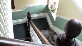 The main staircase at Crowcombe Heathfield Youth Hostel, which is sadly up for sale